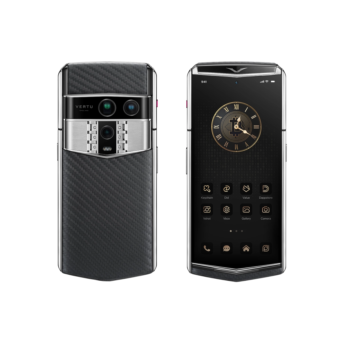 Agent Q Carbon-Pattern Calfskin