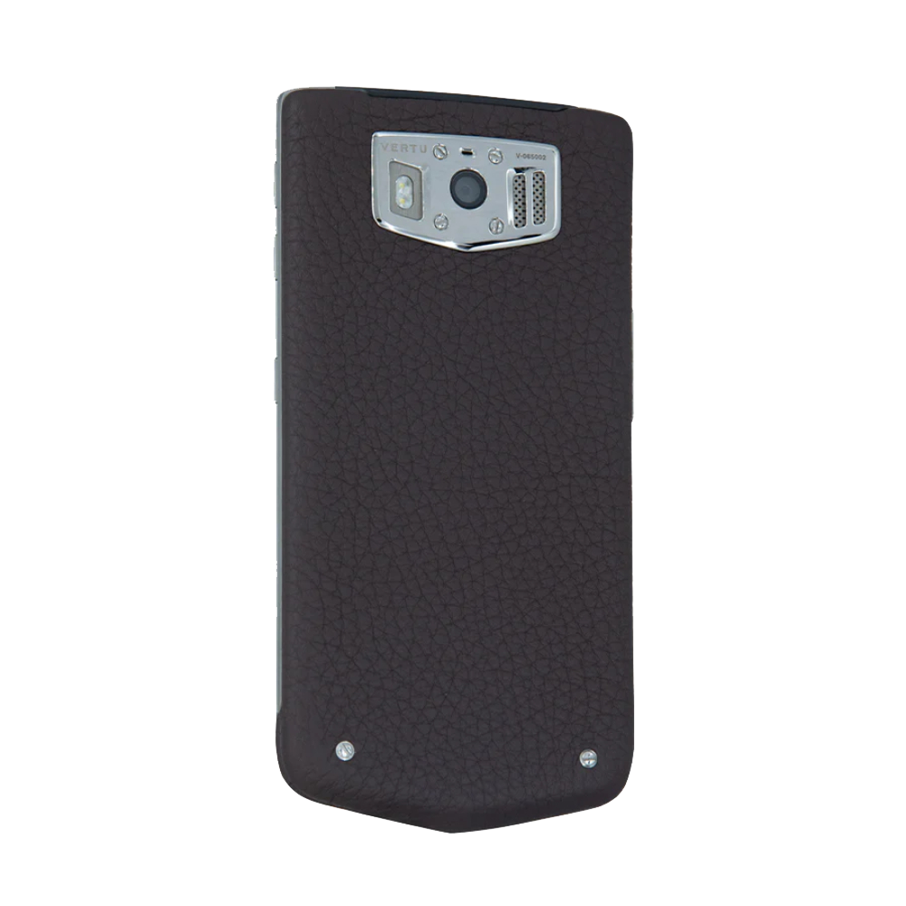 Vertu CONSTELLATION Retro Classic Phone in Brown - side