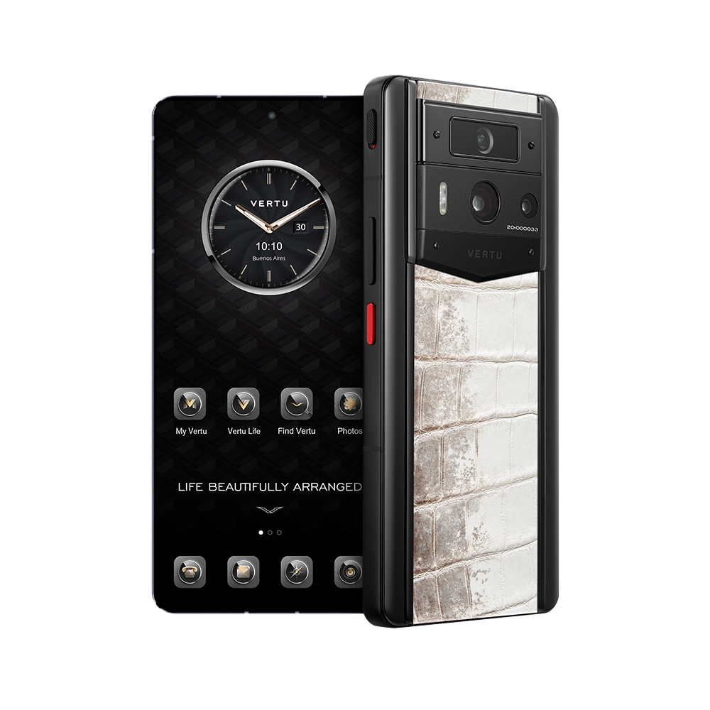 METAVERTU 2 Himalaya Alligator Skin Web3 AI Phone - Black