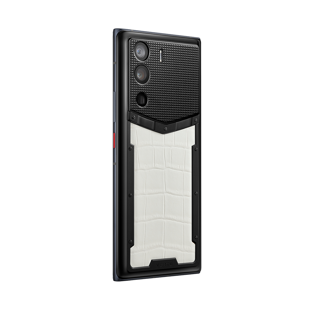 METAVERTU Alligator Skin 5G Web3 Phone -Creamy White