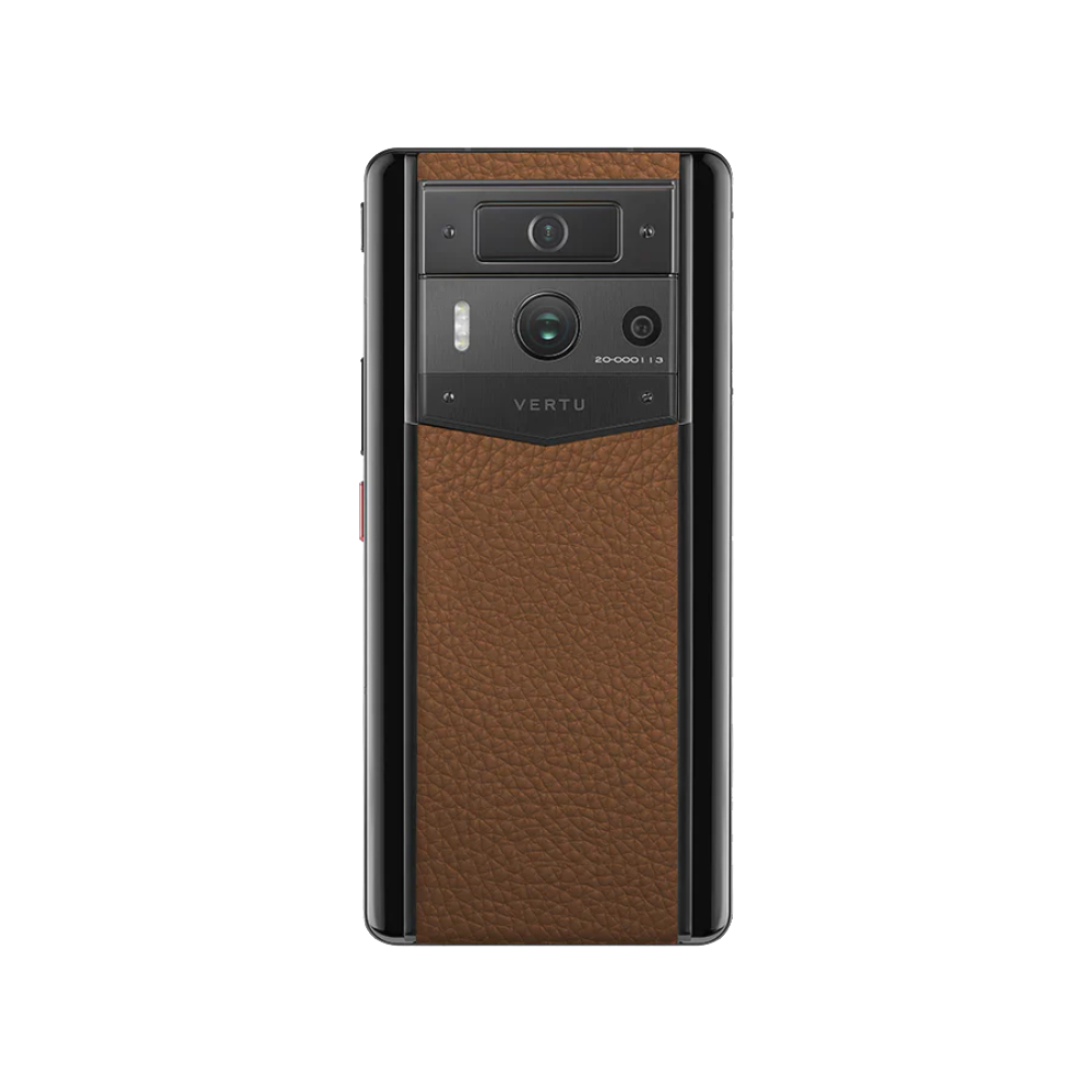 METAVERTU 2 Calfskin Web3 AI Phone - Brown