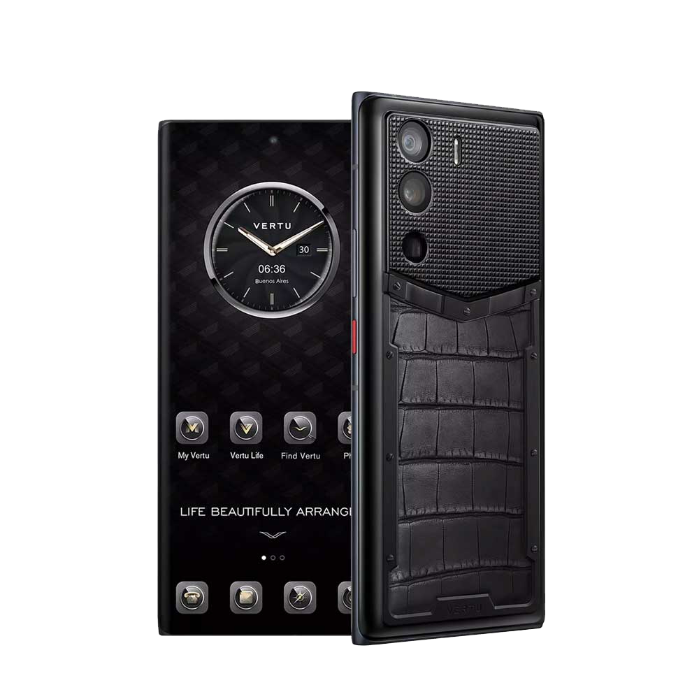 METAVERTU Alligator Skin 5G Web3 Phone - Black