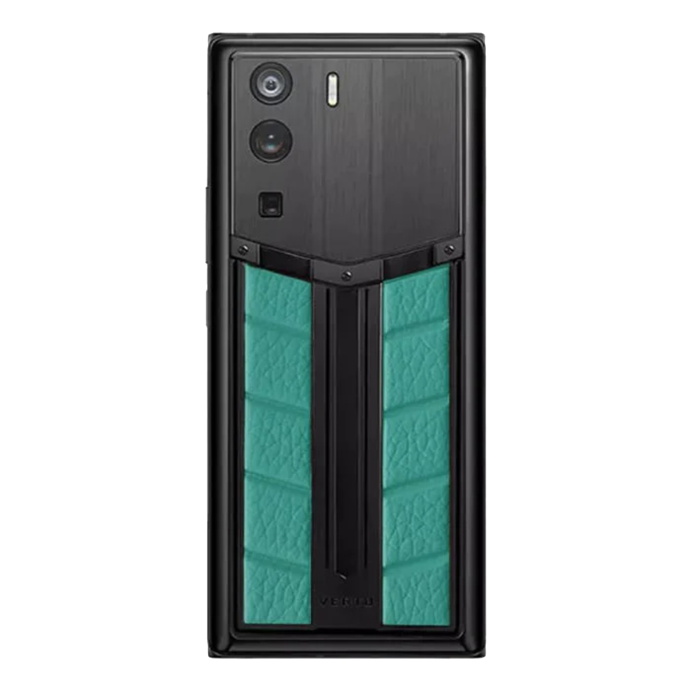 METAVERTU Race Track Design Calfskin Web3 Phone - Verona Green