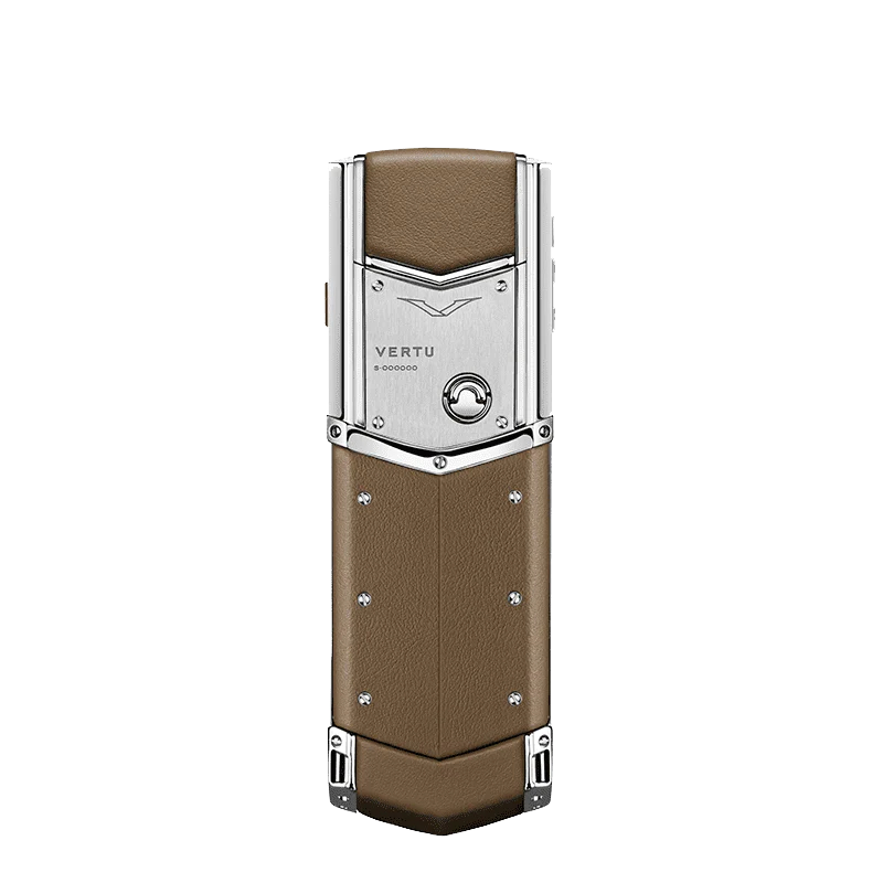 Signature V Stainless Steel Phone - Pure Silver