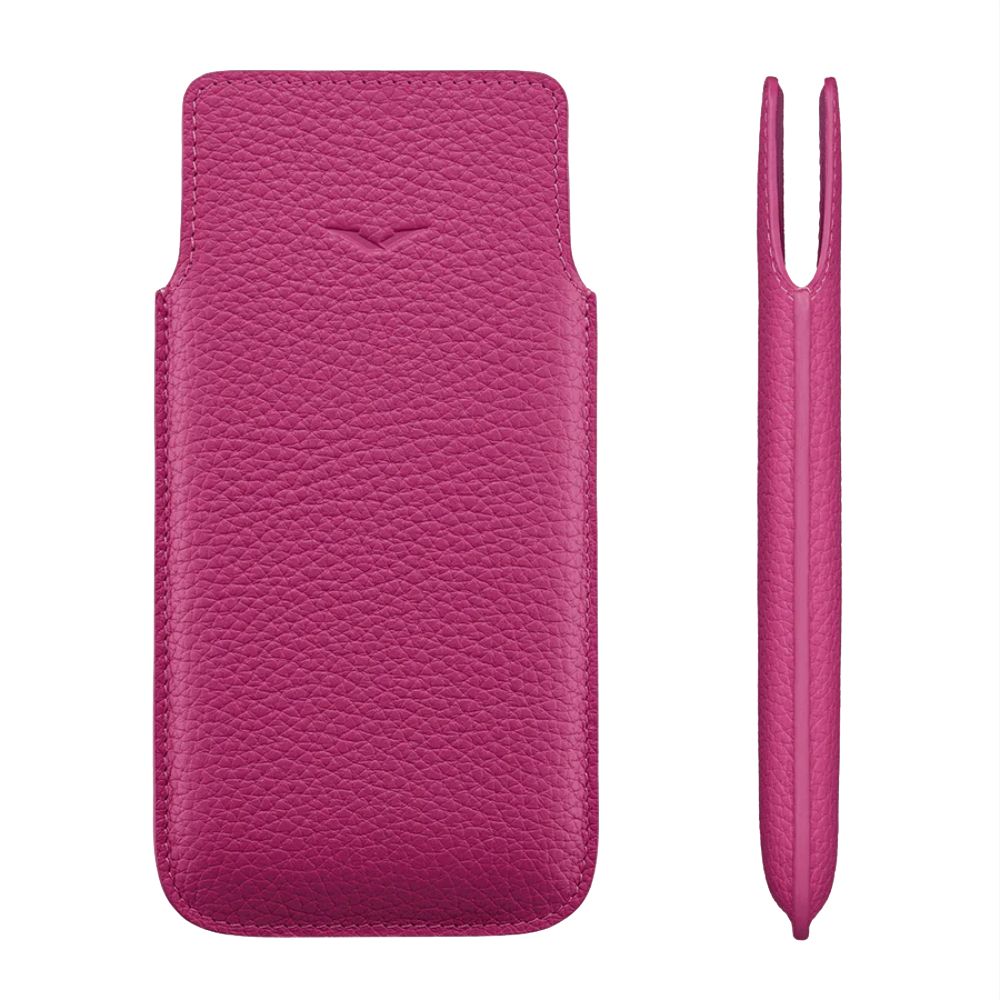 METAVERTU  & iVERTU Calf Leather Slip Phone Case - Multicolor