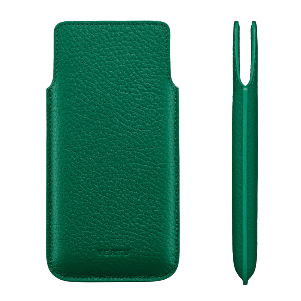 METAVERTU  & iVERTU Calf Leather Slip Phone Case - Multicolor