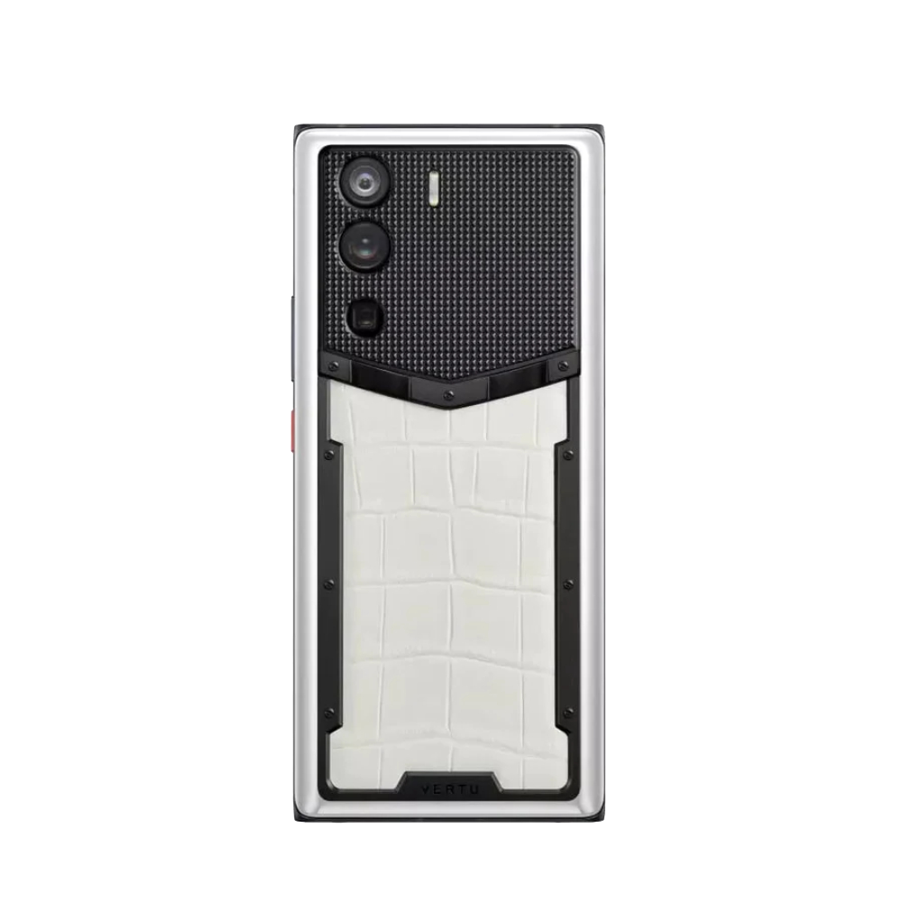 METAVERTU Alligator Skin 5G Web3 Phone - Creamy White